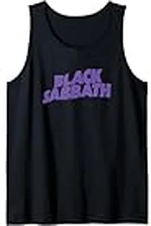 Black Sabbath Logo Ondulado Morado Camiseta sin Mangas