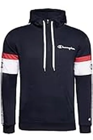 Champion Sudadera Marca Modelo Sudadera con Capucha Hombre Arm Stripe M Marino