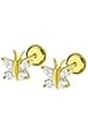 TIME ROAD Pendientes IC00034/8 Oro Mariposa Infantil