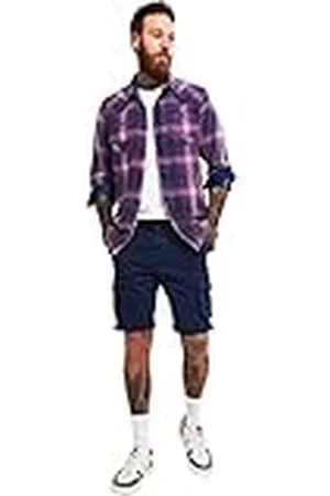 Joe Browns Pantalones Cortos Cargo relajados con cinturón hasta la Rodilla con múltiples Bolsillos, , 34W para Hombre