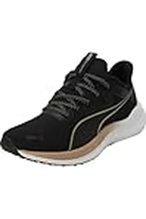 PUMA Reflect Lite Molten Metal Wns, Zapatillas para Correr de Carretera Mujer, Negro Team Oro, 41 EU
