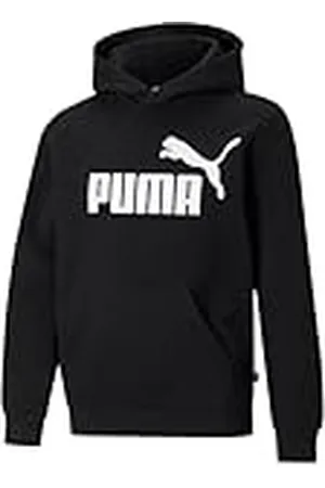 PUMA ESS Big Logo Hoodie FL B Sudadera, Niños, Black, 14 años