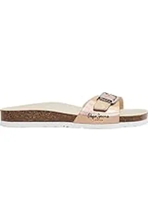 Pepe Jeans Oban Happy G Sandalia para Niñas, Rosa (Nude Pink), 4