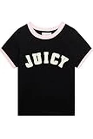 Juicy Couture Collegiate Figubetontes T Shirt Top Oberteil mit Applikationen Versch. Farben Camiseta, , S Mujeres
