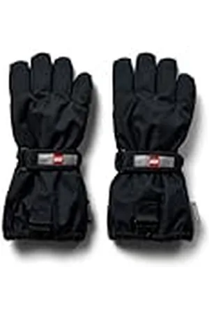 LEGO Wear LWAZUN 705-Fingerhandschuhe mit Membran Guantes para Clima frío, Black, Normal niños Unisex