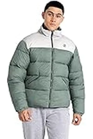 Dare 2B Chaqueta para hombre Mentor acabado repelente al agua reciclado, chaqueta acolchada con cuello alto, cremallera completa y 2 bolsillos bajos con cremallera