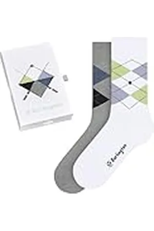 Burlington Basic Gift Box W So algodón estampados 2 pares, Calcetines Mujer, , 36-41