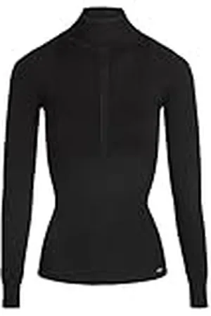 Morgan Jersey manga larga con detalle plisado Negro XS