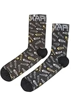 Karpos 2561000-043 GREEN FIRE SOCK Socks Hombre BLACK/OMBRE BLUE/LEMON CURRY Tamaño M/L
