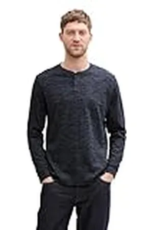 TOM TAILOR 1045672 Camiseta de Manga Larga, , XXL Hombres