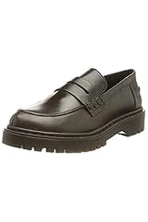 Geox D Bleyze K, Mocasines para Mujer, (Black), 36 EU