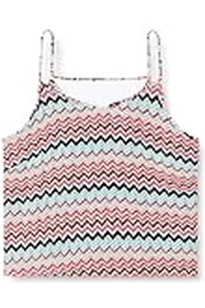 ONLY Onlnova Life Vis Paris Singlet AOP Top de Tirantes, Rosa, 38 Mujeres