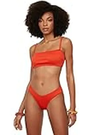 Trendyol Bikini Estructurado con Cuello en V Parte Inferior, , 40 para Mujer