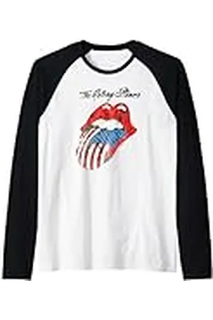 The Rolling Stones Los Rolling Stones American Tongue Rock Música Camiseta Manga Raglan