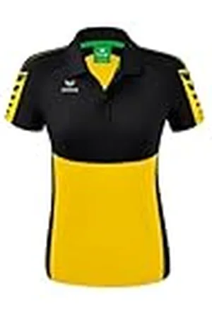 Erima Mujer Six Wings Camisa Polo, Amarillo, 44