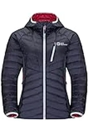 Jack Wolfskin Routeburn Chaqueta, Gris, L para Mujer