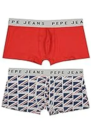 Pepe Jeans Flag Tk 2P Trunks, , S (Pack de 2) para Hombre
