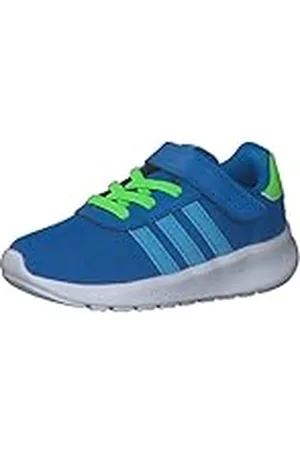 adidas Lite Racer 3.0 EL, Running Shoe Unisex bebé, Blue Rush/Sky Rush/Solar Green, 21 EU