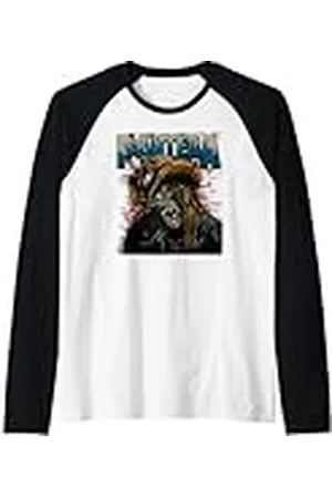 Pantera Music Art Horror crudo y brutal del heavy metal Camiseta Manga Raglan