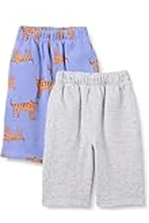 Amazon Pantalones de Algodón de Rizo Francés Unisex Niño, Pack de 2, , 4 años