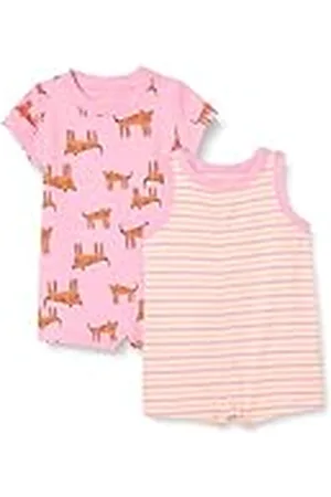 Amazon Conjunto de Peleles sin Mangas y de Manga Corta Unisex Bebés, Pack de 2, , 18 meses