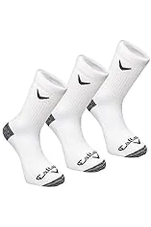Callaway Calcetín de corte alto, pack de 3 ,