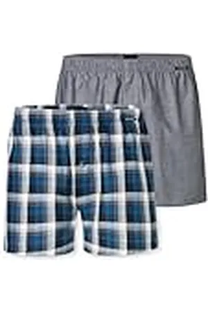 Schiesser 2 Pack Boxershorts Baumwolle Web Multipack-Webboxer Bóxer, , 50 Hombres