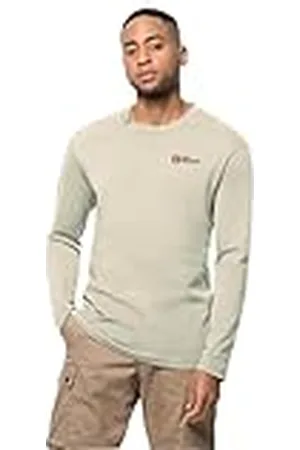 Jack Wolfskin Essential Manga Larga M Camisa de Senderismo, , L para Hombre