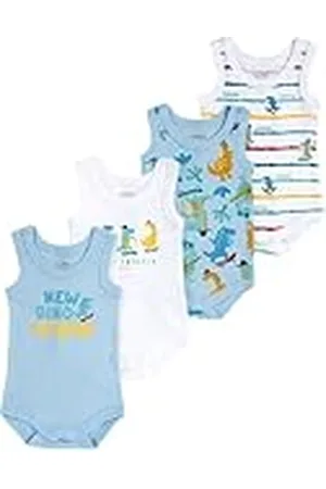 chicco Conjunto de Body sin Mangas de Algodón para Unisex bebé, , 6 Meses
