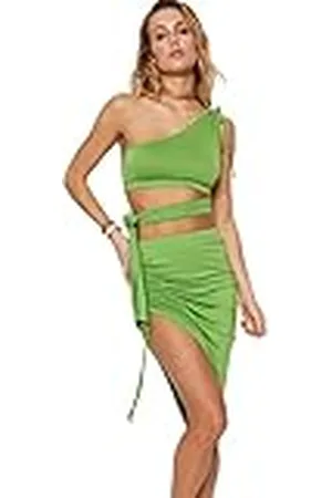 Trendyol Conjunto de Dos Piezas de Punto Liso para Mujer Camisa, , 40