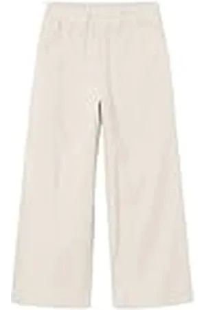 NAME IT NKFFALINNEN Wide Pant Noos, Pantalones de Tela Niñas,