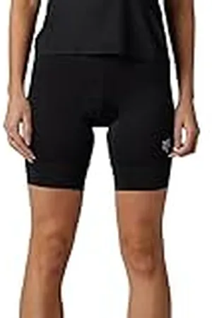Fox Racing TECBASE - Pantalón Corto con Forro estándar para Mujer, Color Negro, Talla M