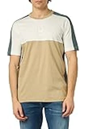 Champion Legacy Athleisure-Color Block S/S Crewneck Camiseta, , L Hombres
