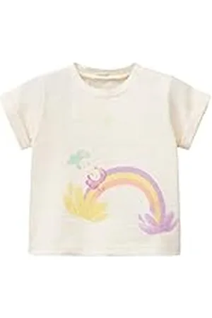 Benetton T-Shirt 3f93a1060 Camiseta, Color Blanco, 12 Meses Unisex bebé