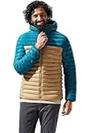 Berghaus Vaskye Hooded Synthetic Insulated Chaqueta para Hombre, Kelp/Deep Ocean, XL