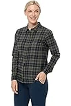 Jack Wolfskin Carson, Camisa De Franela De Algodón, , S, Mujer