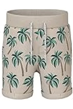 NAME IT Shorts Nmmvermo AOP Long Swe UNB F Noos-Pantalones Cortos, , 98 para Niños