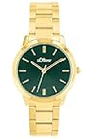 QS by s.Oliver Reloj de Pulsera señoras Reloj de Cuarzo analógico, con Brazalete de Acero Inoxidable, , 3 Bar Resistente al Agua, Viene en Caja de Regalo, 2038379