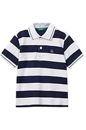 Benetton Maglia Polo M/M 39qag300v Camisa, , 18 Meses para Niños