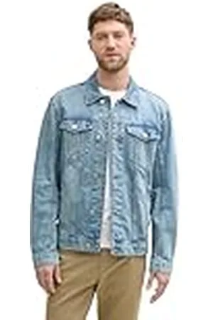 TOM TAILOR 1044967 Chaqueta Vaquera, 10140-Super Stone Blue Denim, XL Hombres