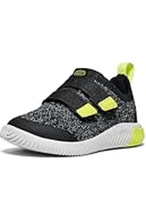 Keen KNX Knit Double Strap, Zapatillas Deportivas Unisex niños, Black/Evening Primrose, 21.5 EU