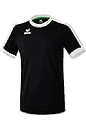 Erima Maglietta unisex per bambini Retro Star, Unisex - Bambini, T-shirt, 3132125, nero/bianco., 152