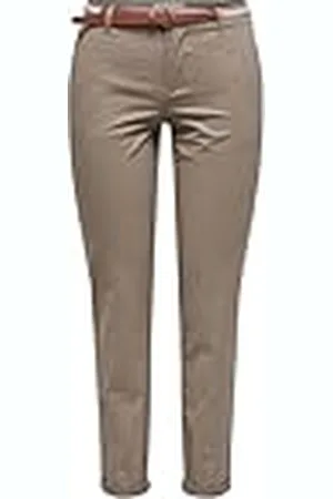 ONLY Onlbiana MW Cotton Belt Chino Pnt Noos, , 38W x 32L Mujeres