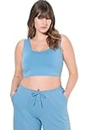 Ulla Popken Bustier, Breite Träger, Biobaumwolle Corsé, , 58-60 Mujeres