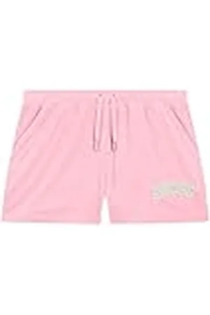 Juicy Couture Perkin Shorts-Damenshorts Sommershorts aus Frottee mit Appliaktionen in Versch. Farben Pantalones Cortos Informales, , S para Mujer