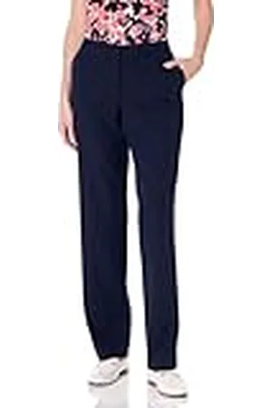 Tommy Hilfiger Womens Work Button Trousers Suit Pants, Midnight, 6 US