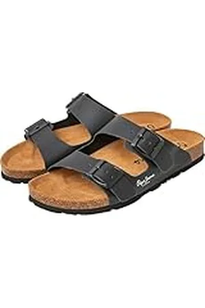 Pepe Jeans Oban Classic 2 W Sandalias para Mujer, (Black), 7