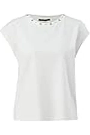 Comma, Camiseta, 0120 Blanco, 44 para Mujer