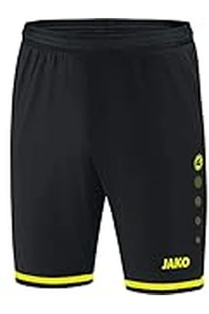 Jako Striker 2.0 - Pantalones de fútbol para Hombre, Hombre, Pantalones de fútbol, 4429, Negro/Amarillo neón, XX-Large