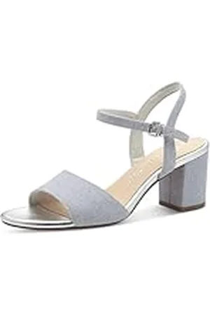 Marco Tozzi 2-28313-44, Sandalias Mujer, Plata, 38 EU